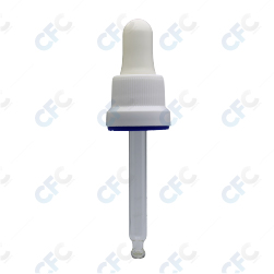 Gotero tapa plástica blanca pera blanca
