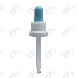 Gotero tapa plástica blanco pera azul claro-100