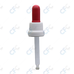 Gotero tapa plástica blanco pera roja-100