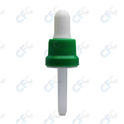 Gotero tapa plástica verde pera blanca pipeta plastica-100
