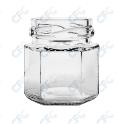Envase conserva hexagonal 180ml